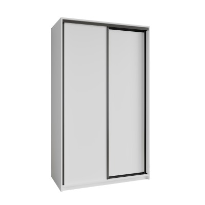 Szafa Przesuwna NISSE 120 cm Szafa Dwudrzwiowa z Szufladami