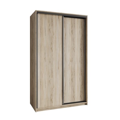 Szafa Przesuwna NISSE 120 cm Szafa Dwudrzwiowa z Szufladami