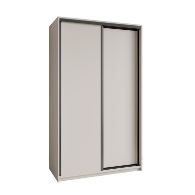 Szafa Przesuwna NISSE 120 cm Szafa Dwudrzwiowa z Szufladami