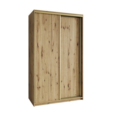 Szafa Przesuwna NISSE 120 cm Szafa Dwudrzwiowa z Szufladami