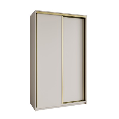 Szafa Przesuwna NISSE 120 cm Szafa Dwudrzwiowa z Szufladami