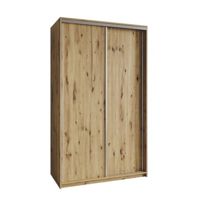 Szafa Przesuwna NISSE 120 cm Szafa Dwudrzwiowa z Szufladami