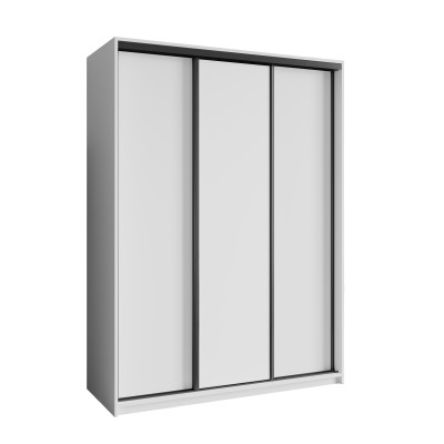 Szafa Przesuwna NISSE 150 cm Szafa Trzydrzwiowa z Szufladami