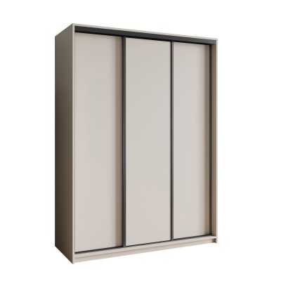 Szafa Przesuwna NISSE 150 cm Szafa Trzydrzwiowa z Szufladami