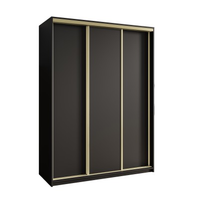 Szafa Przesuwna NISSE 150 cm Szafa Trzydrzwiowa z Szufladami