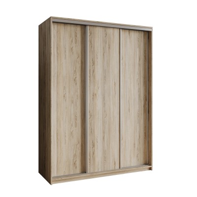 Szafa Przesuwna NISSE 150 cm Szafa Trzydrzwiowa z Szufladami