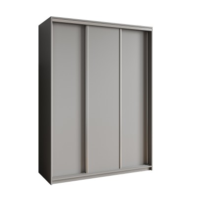 Szafa Przesuwna NISSE 150 cm Szafa Trzydrzwiowa z Szufladami