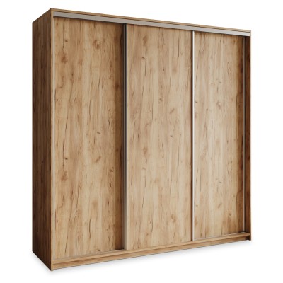 Szafa Przesuwna NISSE 200 cm Szafa Trzydrzwiowa z Szufladami