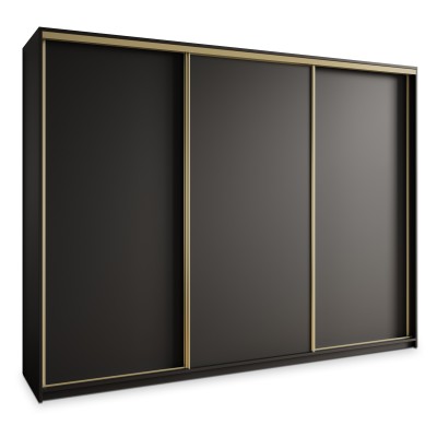 Szafa Przesuwna NISSE 270 cm Szafa Trzydrzwiowa z Szufladami