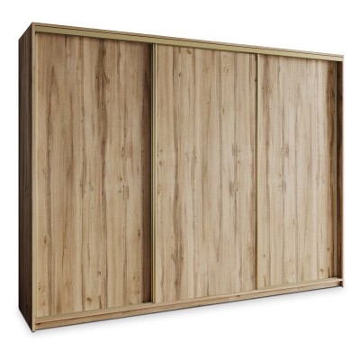 Szafa Przesuwna NISSE 270 cm Szafa Trzydrzwiowa z Szufladami