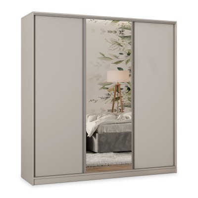 Szafa Przesuwna TARI 180 cm z Lustrem Szafa Trzydrzwiowa z Szufladami