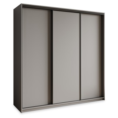 Szafa Przesuwna NISSE 180 cm Szafa Trzydrzwiowa z Szufladami