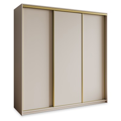 Szafa Przesuwna NISSE 180 cm Szafa Trzydrzwiowa z Szufladami