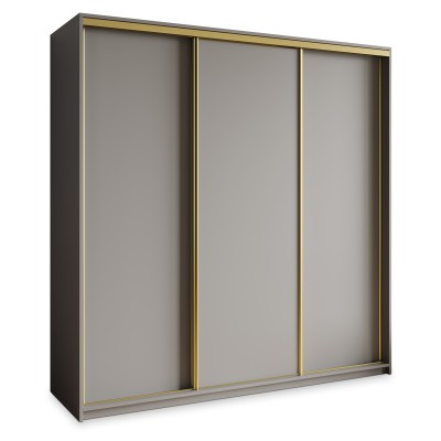 Szafa Przesuwna NISSE 180 cm Szafa Trzydrzwiowa z Szufladami