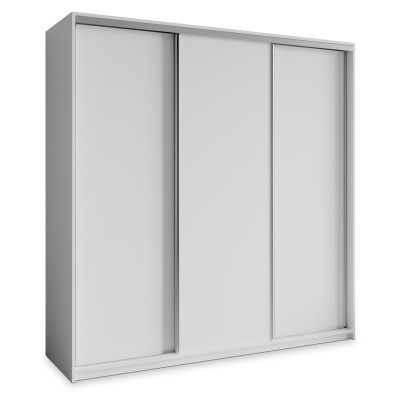 Szafa Przesuwna NISSE 180 cm Szafa Trzydrzwiowa z Szufladami