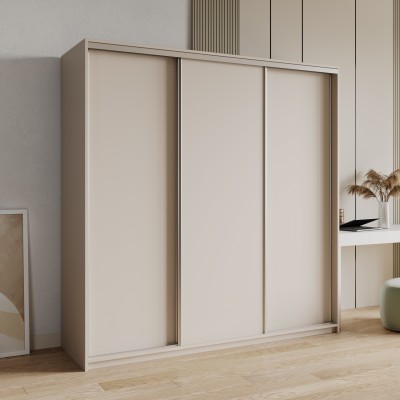 Szafa Przesuwna NISSE 180 cm Szafa Trzydrzwiowa z Szufladami