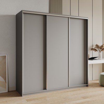 Szafa Przesuwna NISSE 180 cm Szafa Trzydrzwiowa z Szufladami