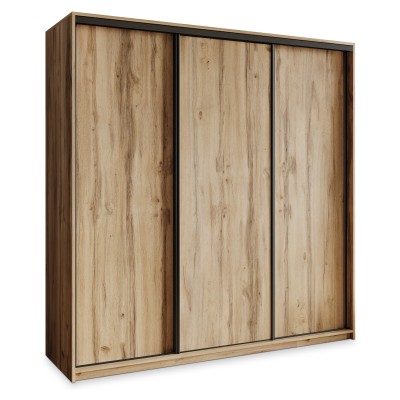 Szafa Przesuwna NISSE 180 cm Szafa Trzydrzwiowa z Szufladami