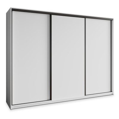 Szafa Przesuwna NISSE 250 cm Szafa Trzydrzwiowa z Szufladami