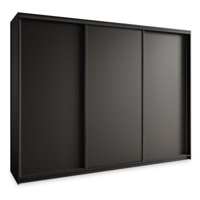 Szafa Przesuwna NISSE 250 cm Szafa Trzydrzwiowa z Szufladami