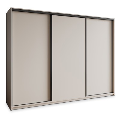 Szafa Przesuwna NISSE 250 cm Szafa Trzydrzwiowa z Szufladami