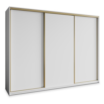 Szafa Przesuwna NISSE 250 cm Szafa Trzydrzwiowa z Szufladami