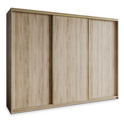 Szafa Przesuwna NISSE 250 cm Szafa Trzydrzwiowa z Szufladami