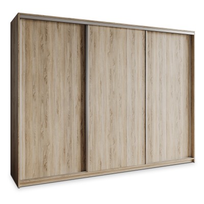 Szafa Przesuwna NISSE 250 cm Szafa Trzydrzwiowa z Szufladami