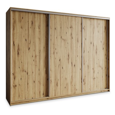 Szafa Przesuwna NISSE 250 cm Szafa Trzydrzwiowa z Szufladami