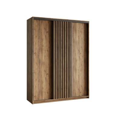 Szafa Przesuwna VONTE 150 cm Szafa Trzydrzwiowa z Szufladami