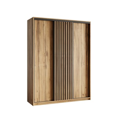 Szafa Przesuwna VONTE 150 cm Szafa Trzydrzwiowa z Szufladami