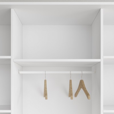 Szafa Przesuwna VONTE 180 cm Szafa Trzydrzwiowa z Szufladami