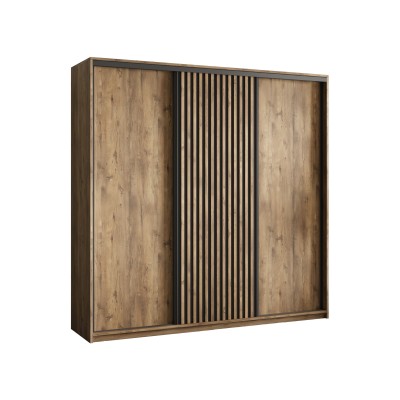 Szafa Przesuwna VONTE 180 cm Szafa Trzydrzwiowa z Szufladami