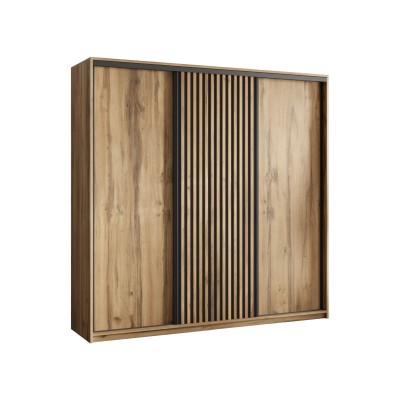 Szafa Przesuwna VONTE 180 cm Szafa Trzydrzwiowa z Szufladami