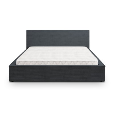 Łóżko tapicerowane CELORA – Tkanina sztruksowa – kolor: Poso