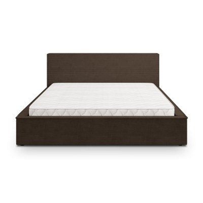 Łóżko tapicerowane CELORA – Tkanina sztruksowa – kolor: Poso