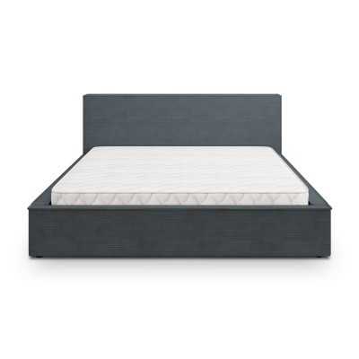 Łóżko tapicerowane CELORA – Tkanina sztruksowa – kolor: Poso