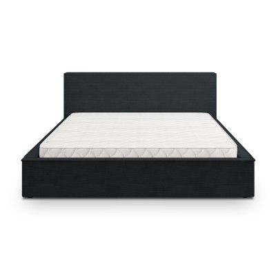 Łóżko tapicerowane CELORA – Tkanina sztruksowa – kolor: Poso