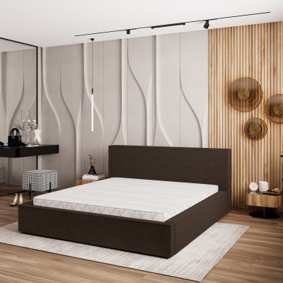 Łóżko tapicerowane CELORA – Tkanina sztruksowa – kolor: Poso