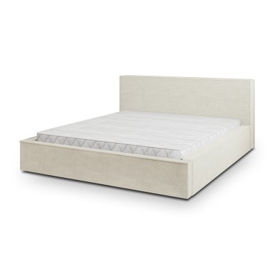 Łóżko tapicerowane CELORA – Tkanina sztruksowa – kolor: Poso