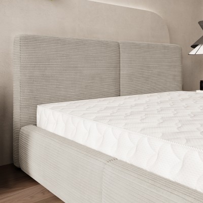 Łóżko tapicerowane FELURO – Tkanina sztruksowa – kolor: Poso