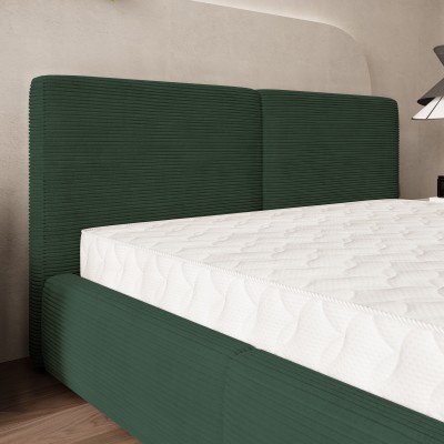 Łóżko tapicerowane FELURO – Tkanina sztruksowa – kolor: Poso