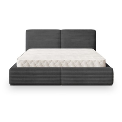 Łóżko tapicerowane FELURO – Tkanina sztruksowa – kolor: Poso