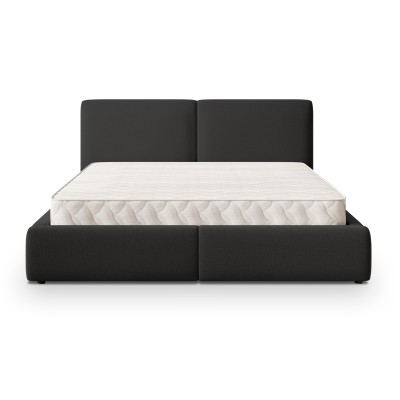 Łóżko tapicerowane FELURO – Tkanina plecionka – kolor: Soro