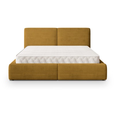 Łóżko tapicerowane FELURO – Tkanina sztruksowa – kolor: Poso