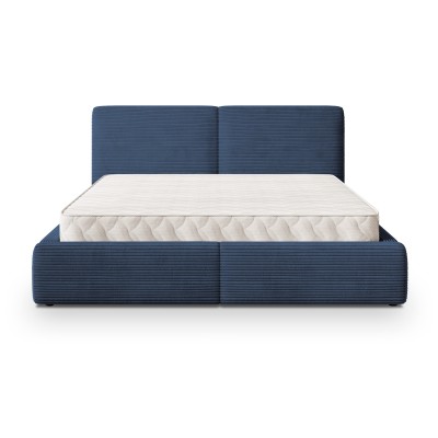 Łóżko tapicerowane FELURO – Tkanina sztruksowa – kolor: Poso