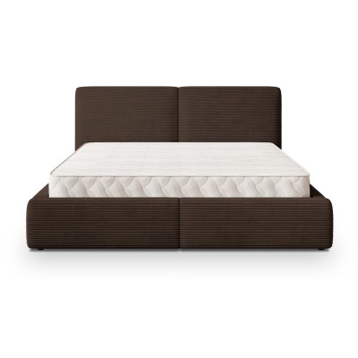 Łóżko tapicerowane FELURO – Tkanina sztruksowa – kolor: Poso