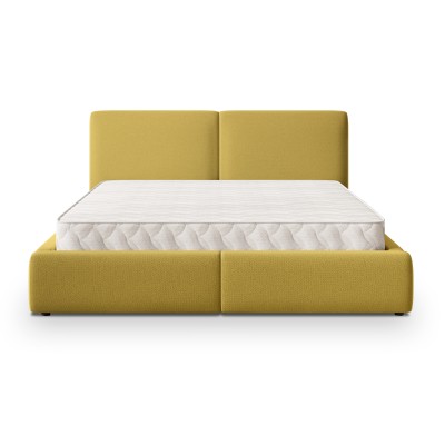 Łóżko tapicerowane FELURO – Tkanina plecionka – kolor: Soro