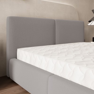 Łóżko tapicerowane FELURO – Tkanina plecionka – kolor: Soro