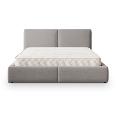 Łóżko tapicerowane FELURO – Tkanina plecionka – kolor: Soro